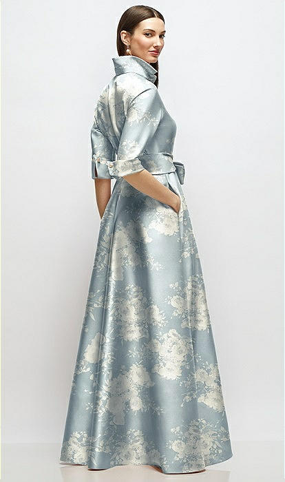 blue and grey dress Wedtrend Women Long Prom A Line Spaghetti Straps Formal Dress with Appliques, Grey Blue / US4 Made from organza Zapaka Women Grey Blue Plus