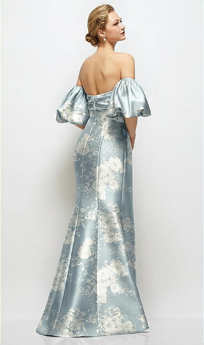 knee length dresses for ladies Sweet Serenade Blue Floral Maxi Dress - Enchanting Elegance main image 1