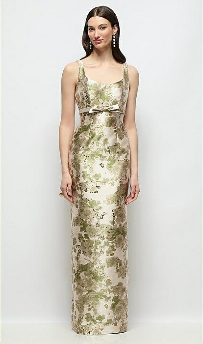 peridot bridesmaid dresses The Cheryl Dress in Peridot Cheverny Brocade 16 / Peridot Cheverny Brocade