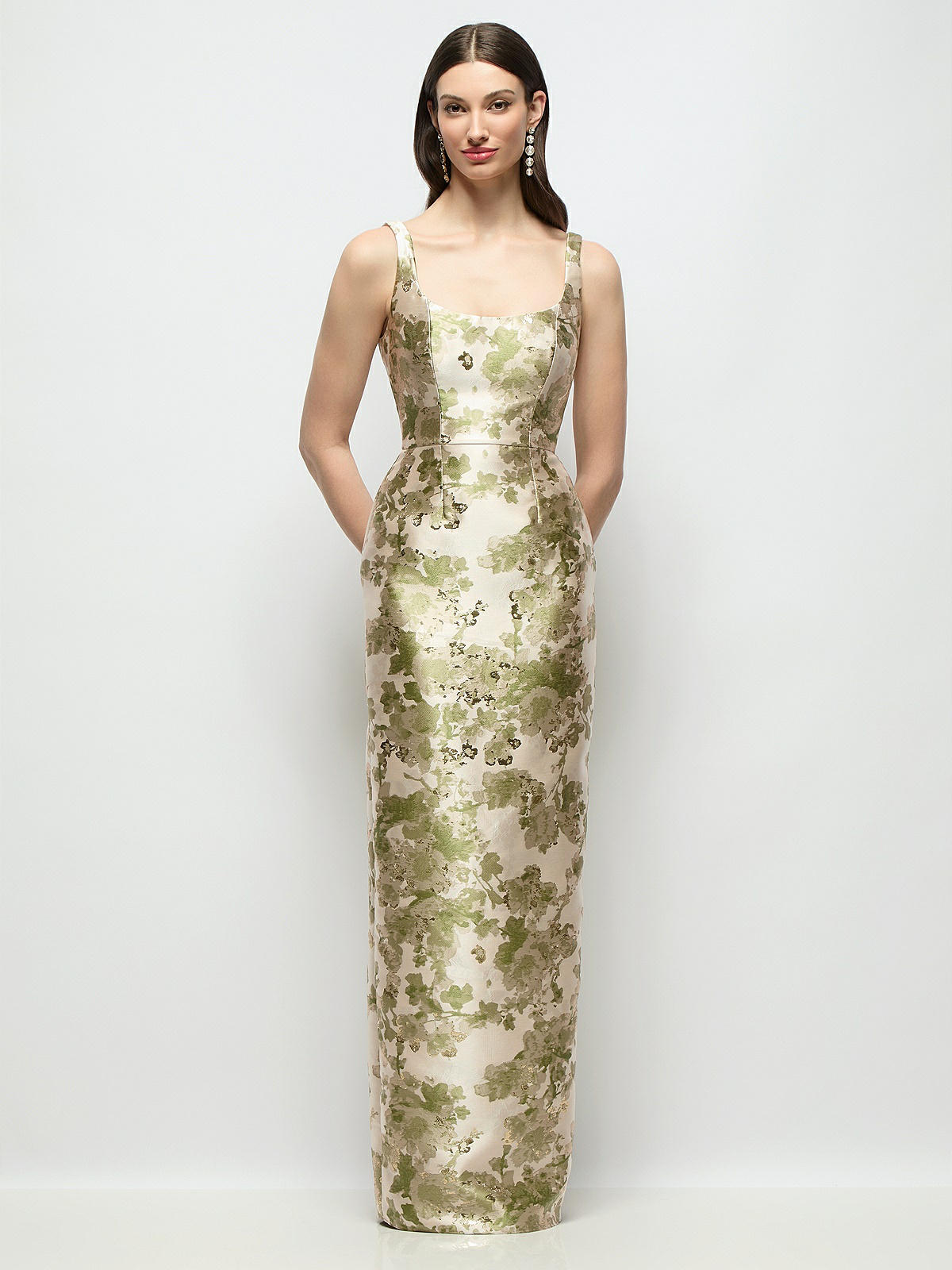 giselle maxi dress in gold bronx and banco Bronx and Banco Giselle Powder Blue Maxi Dress