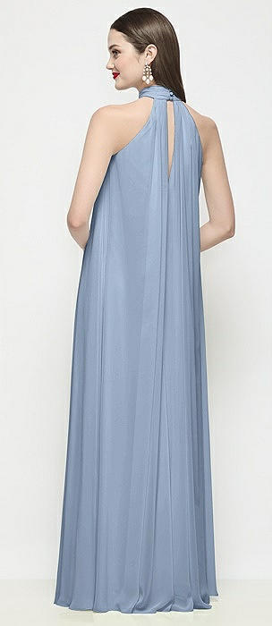 Dessy Cloudy High Neck Bridesmaid Dresses