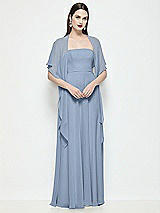 Front View Thumbnail - Cloudy Chiffon Flounce Cape