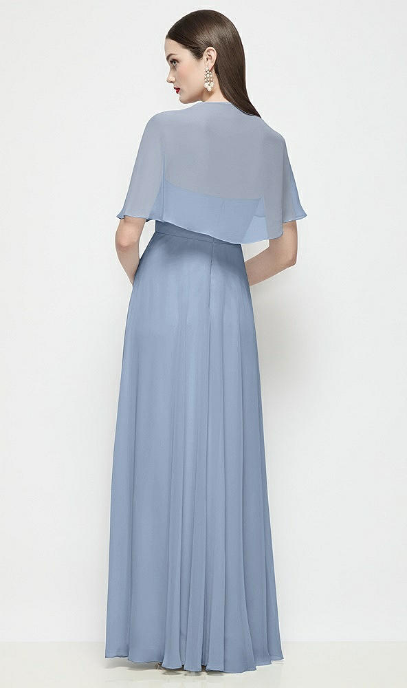 Back View - Cloudy Chiffon Flounce Cape