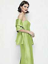 Side View Thumbnail - Mojito Satin Wrap Stole