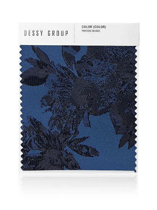 Flocked Floral Satin Twill Swatches