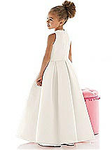Rear View Thumbnail - Ivory Flower Girl Dress FL4022