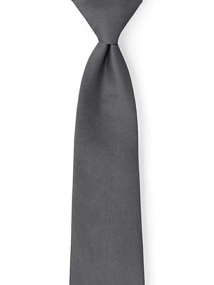 Front View - Ebony Peau de Soie Neckties by After Six
