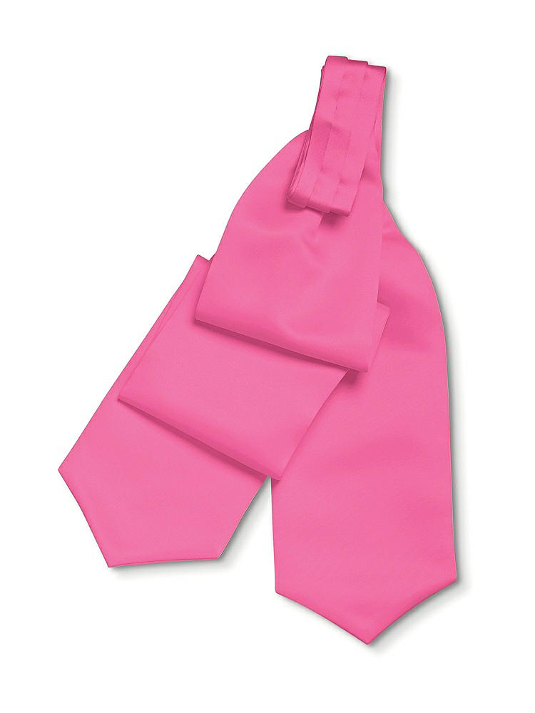 Back View - Strawberry Peau de Soie Cravats by After Six