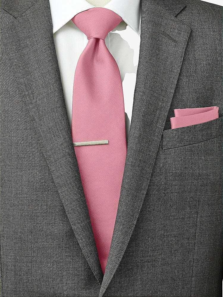 Back View - Twirl Peau de Soie Pocket Squares by After Six