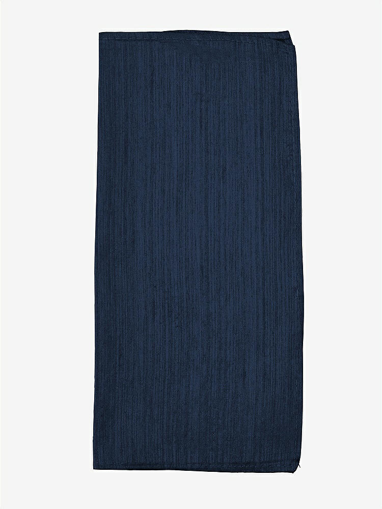 Front View - Midnight Navy Dupioni Pocket Squares by After Six