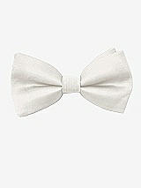 Front View Thumbnail - Snow White Peau de Soie Boy's Clip Bow Tie by After Six