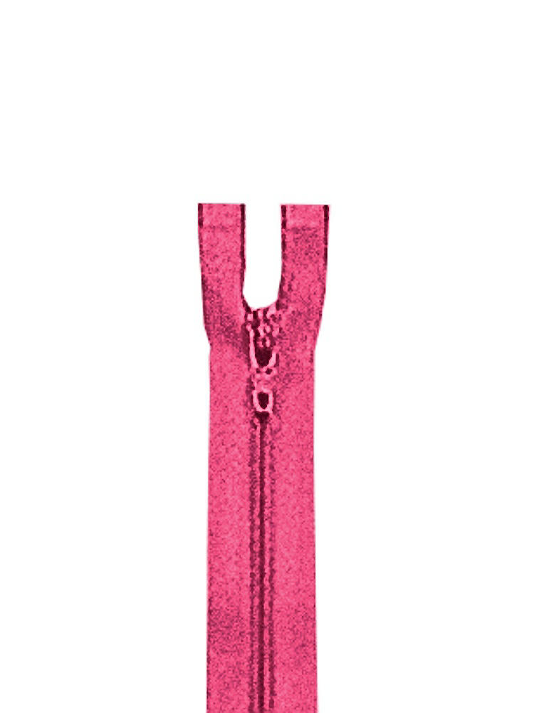 Front View - Pantone Honeysuckle Zipper - 24" hidden