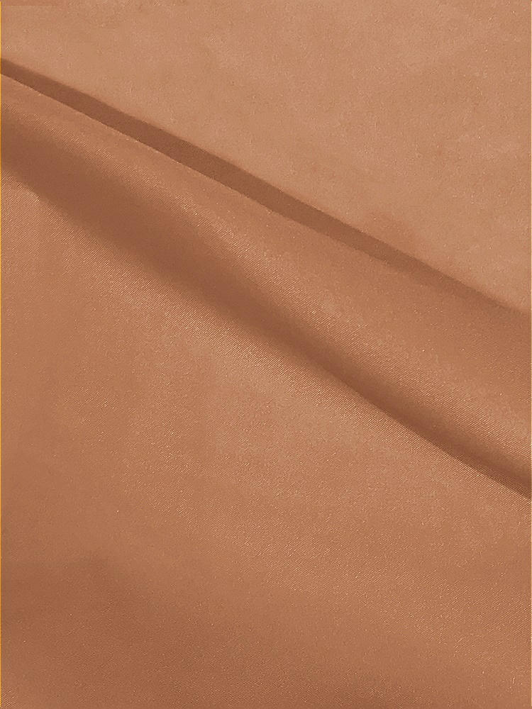 Front View - Toffee Stretch Lining Fabric by the yard