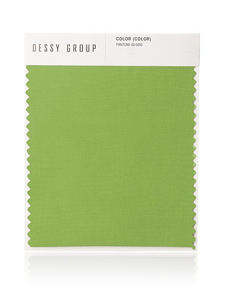 Front View - Peridot Green Lux Chiffon Swatch