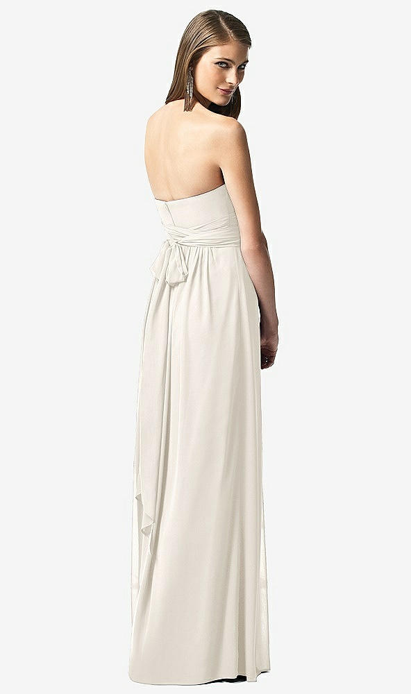 Back View - Shimmer Ivory Gold Dessy Collection Style 2846