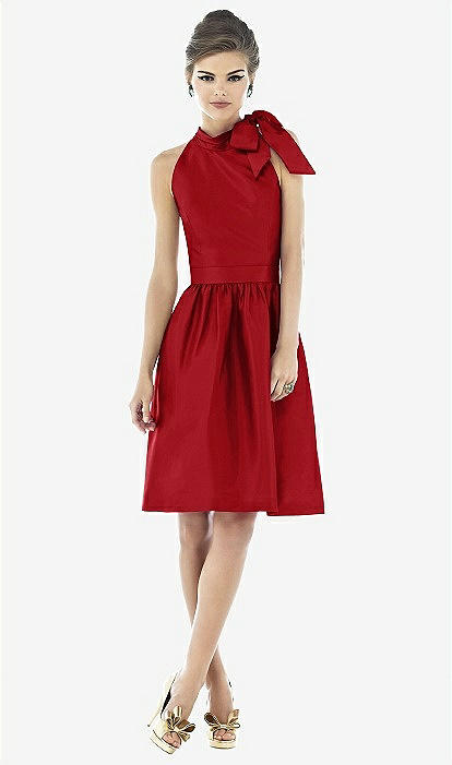 Alfred Sung Style D534 In Garnet | The Dessy Group