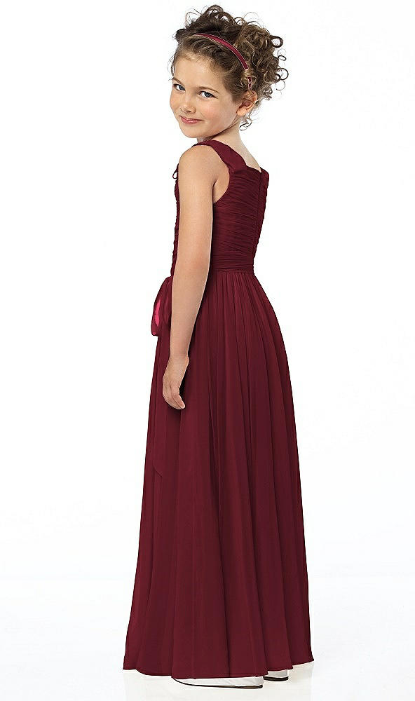 Back View - Cabernet Flower Girl Style FL4033
