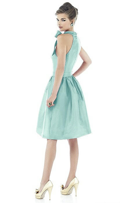 alfred sung dupioni fit & flare dress Alfred Sung D863 main image 0