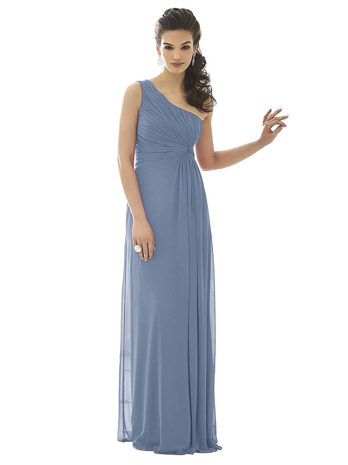 after six bridesmaid dress 1513 Red Satin Mermaid Side Slit Long Cheap Custom Unique Bridesmaid Dresse –  MarryLover main image 0