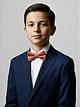 Front View Thumbnail - Burnt Orange Yarn-Dyed Boy's Bow Tie by After Six