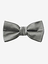 Rear View Thumbnail - Charcoal Gray Yarn-Dyed Boy's Bow Tie by After Six
