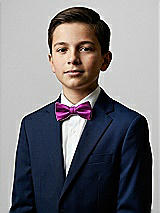 Front View Thumbnail - Persian Plum Yarn-Dyed Boy's Bow Tie by After Six