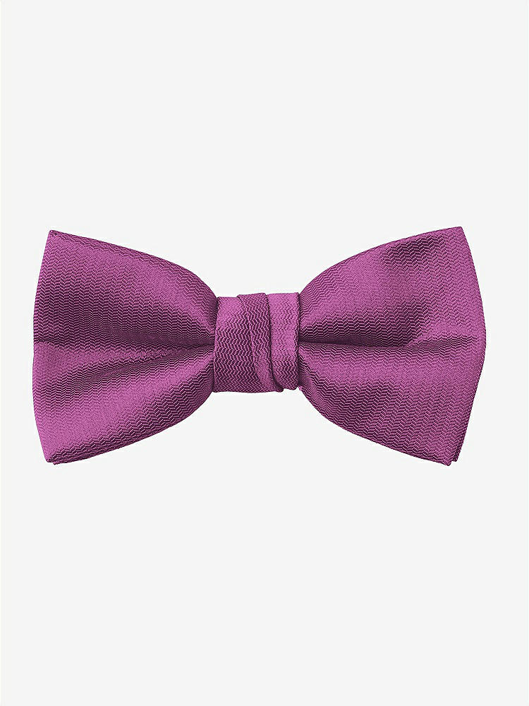 Back View - Radiant Orchid Yarn-Dyed Boy's Bow Tie by After Six