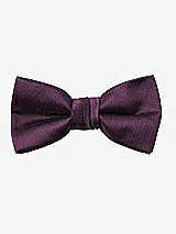 Rear View Thumbnail - Aubergine Yarn-Dyed Boy's Bow Tie by After Six