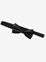 Side View Thumbnail - Black Yarn-Dyed Boy's Bow Tie by After Six