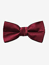 Rear View Thumbnail - Cabernet Yarn-Dyed Boy's Bow Tie by After Six