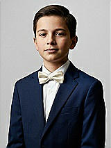 Front View Thumbnail - Champagne Yarn-Dyed Boy's Bow Tie by After Six