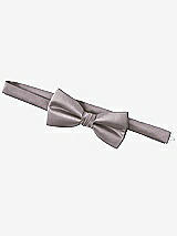Side View Thumbnail - Cashmere Gray Yarn-Dyed Boy's Bow Tie by After Six