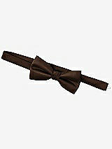 Side View Thumbnail - Espresso Yarn-Dyed Boy's Bow Tie by After Six