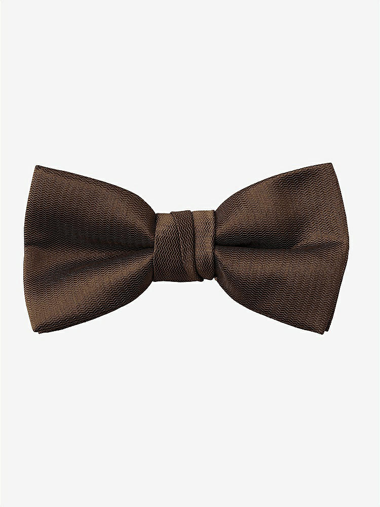 Back View - Espresso Yarn-Dyed Boy's Bow Tie by After Six
