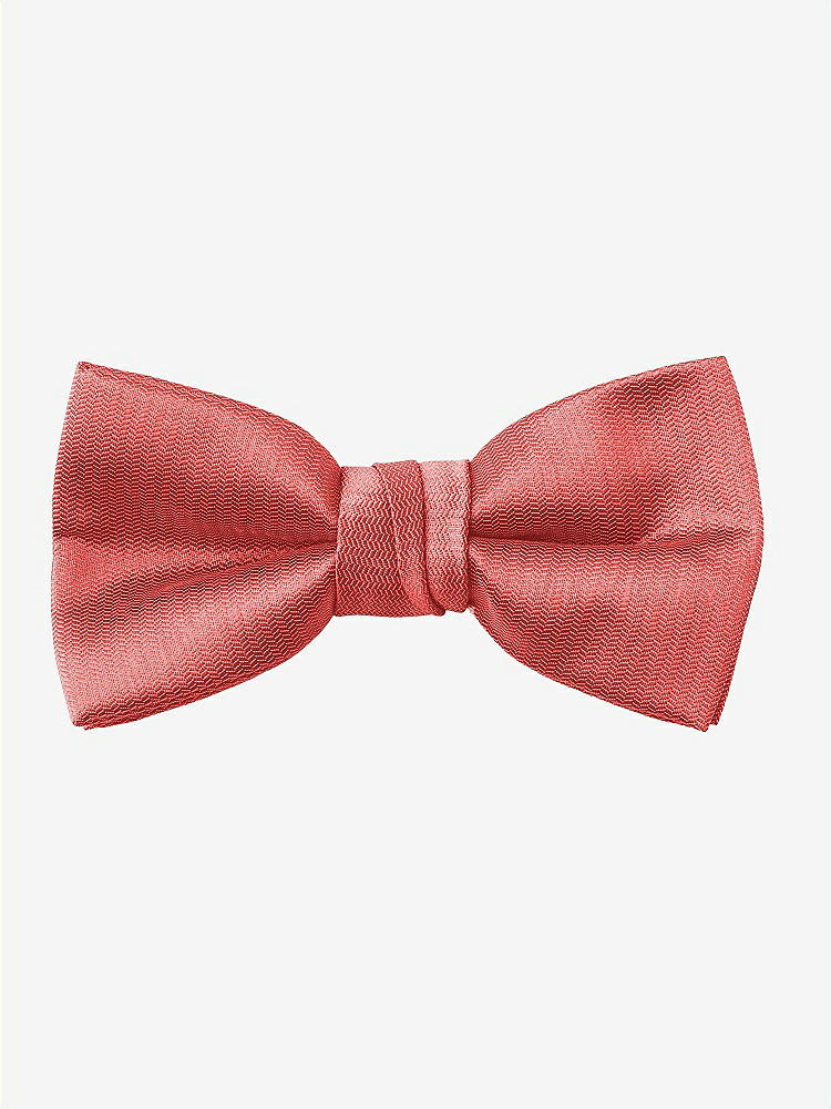 Back View - Perfect Coral Yarn-Dyed Boy's Bow Tie by After Six