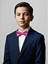 Front View Thumbnail - Fuchsia Yarn-Dyed Boy's Bow Tie by After Six