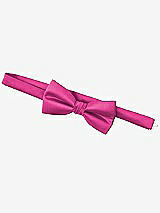 Side View Thumbnail - Fuchsia Yarn-Dyed Boy's Bow Tie by After Six