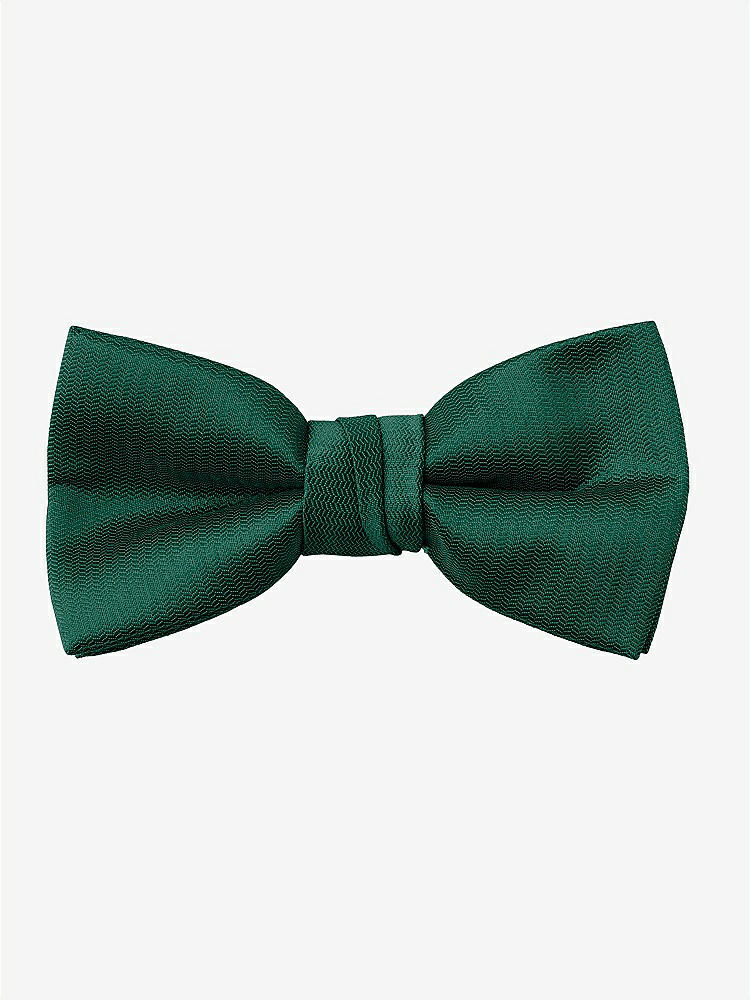Back View - Hunter Green Yarn-Dyed Boy's Bow Tie by After Six