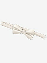 Side View Thumbnail - Ivory Yarn-Dyed Boy's Bow Tie by After Six