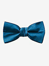 Rear View Thumbnail - Ocean Blue Yarn-Dyed Boy's Bow Tie by After Six