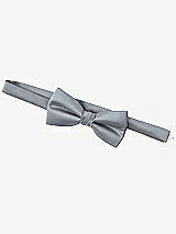 Side View Thumbnail - Platinum Yarn-Dyed Boy's Bow Tie by After Six