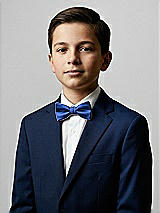 Front View Thumbnail - Sapphire Yarn-Dyed Boy's Bow Tie by After Six