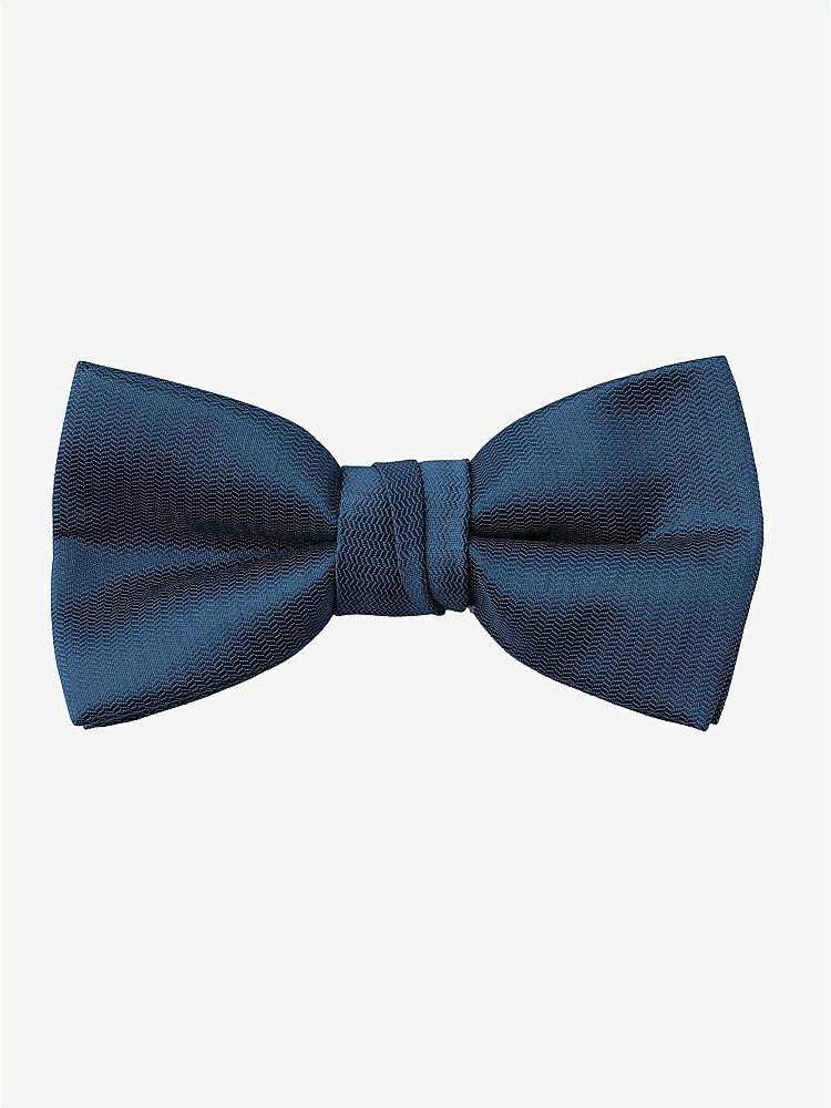 Back View - Sofia Blue Yarn-Dyed Boy's Bow Tie by After Six