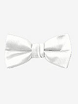 Rear View Thumbnail - White Yarn-Dyed Boy's Bow Tie by After Six