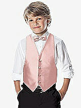 Front View Thumbnail - Rose Yarn-Dyed Boy's Backless Vest by After Six