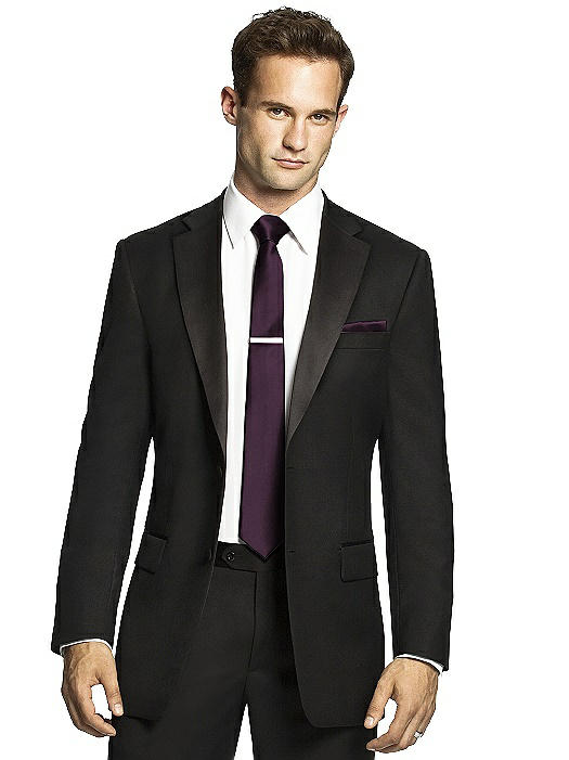 Men's Narrow Tie in Duchess Satin