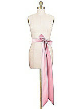 Alt View 2 Thumbnail - Carnation Matte Satin Sash