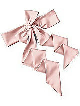 Rear View Thumbnail - Rose Matte Satin Sash