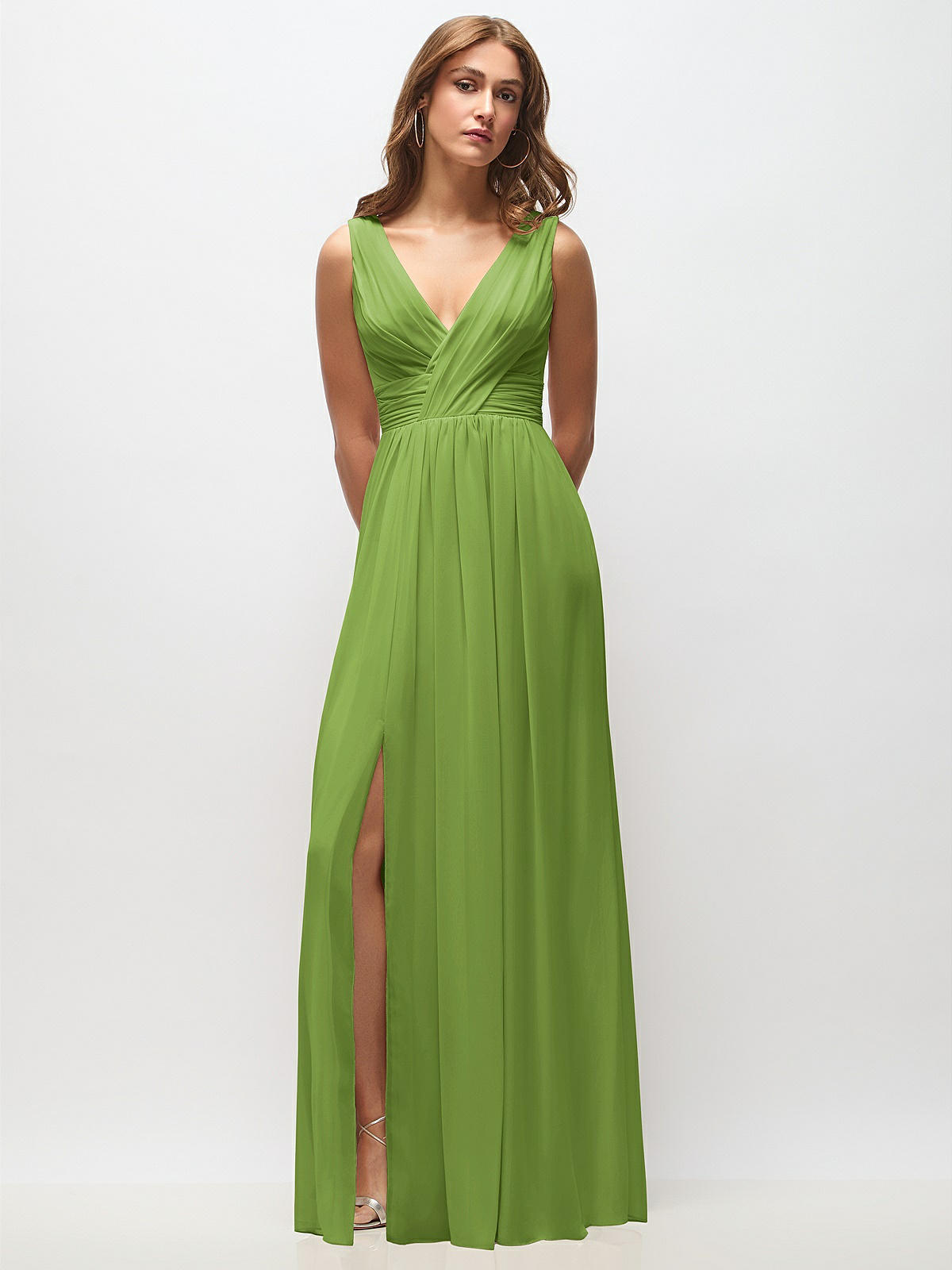 dessy chiffon bridesmaid dresses Dessy 6742 main image 1