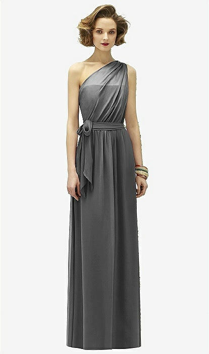 charcoal grey chiffon bridesmaid dresses Kennedy Chiffon Convertible Dress main image 0